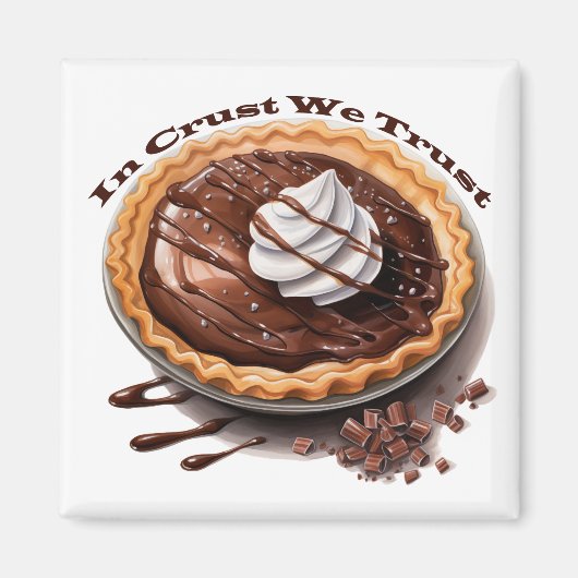 Schokolade Kuchen, in Kruste vertrauen wir Magnet (Vorne)