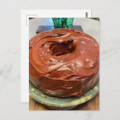 Schokolade Kuchen! Postkarte (Vorne/Hinten)