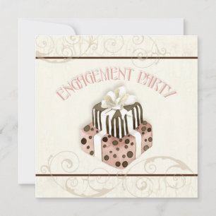 Schokolade Kuchen Schwenk Brautdusche Einladung