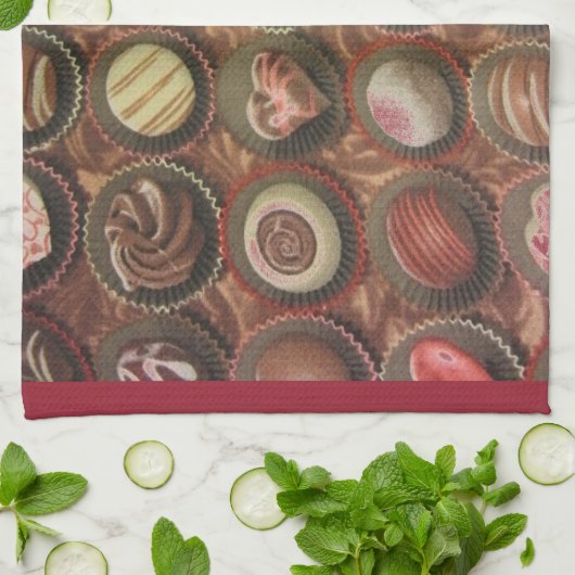 Schokolade Küchentuch (Gefaltet)