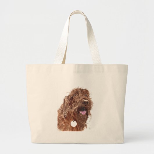 Schokolade Labradoodle #1 Tasche (Vorne)