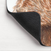 Schokolade Labradoodle #2 Mousepad (Ecke)