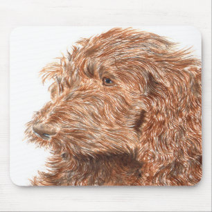 Schokolade Labradoodle #2 Mousepad