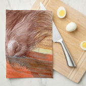 Schokolade Labradoodle Jackson Handtuch (Viertel Falte)