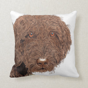 Schokolade Labradoodle Kissen