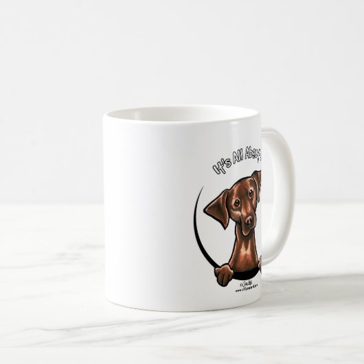 Schokolade Labrador alles über mich Kaffeetasse (VorderseiteRechts)