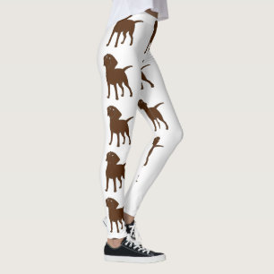 Schokolade Labrador Cartoon 3 Leggings