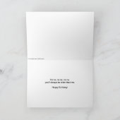 Schokolade Labrador Geburtskarte Karte (Innenseite)