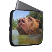 Schokolade Labrador Grubenschwanz 9 Laptopschutzhülle (Vorne Rechts)