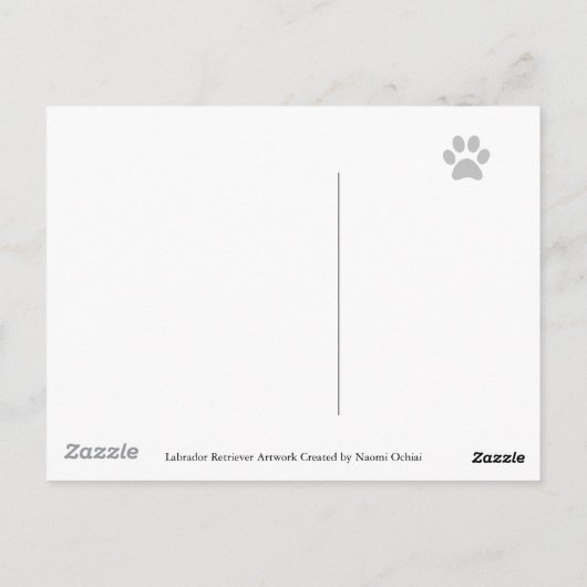 Schokolade Labrador Guardian Angel (Rainbow Bridge Postkarte (Rückseite)