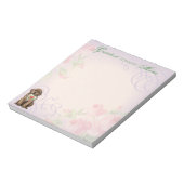 Schokolade Labrador Herz Mama Notizblock (Rotiert)