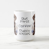Schokolade Labrador Hund, aber erste Welpe Kisses Kaffeetasse (Mittel)