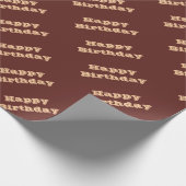 Schokolade Labrador Hund Fur Braune Farbe Geschenkpapier (Ecke)