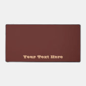 Schokolade Labrador Hund Fur Braune Farbe Schreibtischunterlage (Vorderseite)