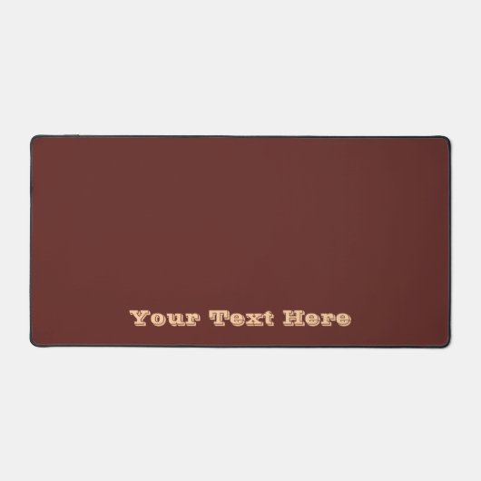 Schokolade Labrador Hund Fur Braune Farbe Schreibtischunterlage (Vorderseite)