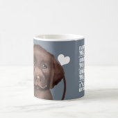 Schokolade Labrador Hund jeden Snack, den Sie mach Kaffeetasse (Mittel)