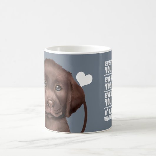 Schokolade Labrador Hund jeden Snack, den Sie mach Kaffeetasse (Mittel)