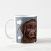 Schokolade Labrador Hund jeden Snack, den Sie mach Kaffeetasse (Links)