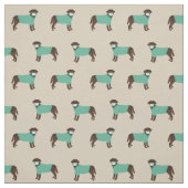 Schokolade Labrador-Hund Stoff (Muster)