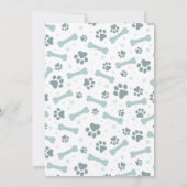 Schokolade Labrador Hunde Adoption, Gotcha Tag Karte (Rückseite)