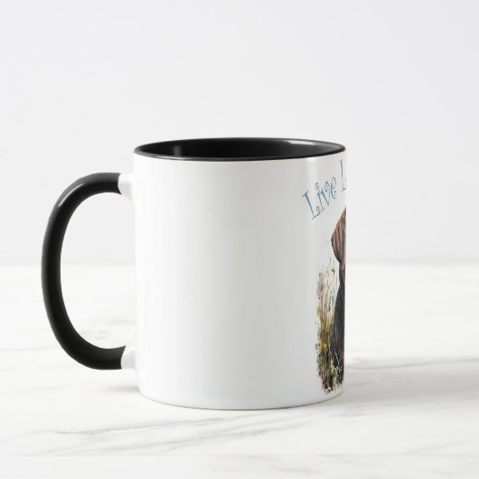 Schokolade Labrador Hunde Mama Tasse (Links)