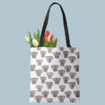 Schokolade Labrador Hunde Tote Bag Tasche<br><div class="desc">Aquarellmalerei von niedlichen Schokoladenhunden Labrador Retriever,  perfekt für Liebhaber von Haustieren,  Hundewanderern,  Hundegroßomeren und Tierärzten.</div>