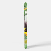 Schokolade Labrador in California Poppy Patch Case-Mate iPhone Hülle (Rückseite / Links)