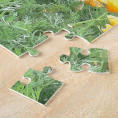 Schokolade Labrador in California Poppy Patch Puzzle (Seite)