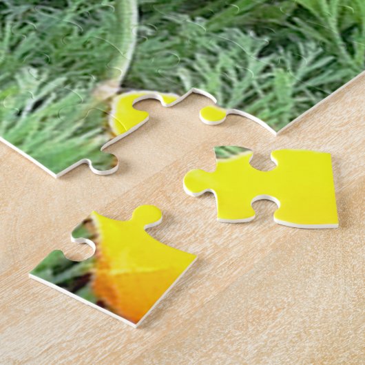 Schokolade Labrador in California Poppy Patch Puzzle (Seite)