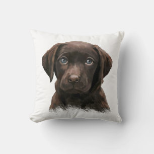Schokolade Labrador Kissen