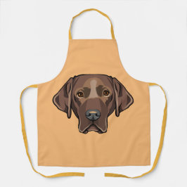 Schokolade Labrador Labrador Retriever Dog Design Schürze