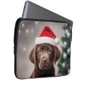 Schokolade Labrador Laptopschutzhülle (Vorne Rechts)