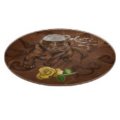 Schokolade Labrador Latte Schneidebrett (Ecke)