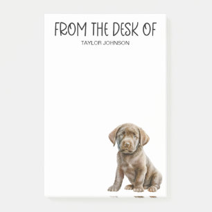 Schokolade Labrador Lover Post-it Klebezettel
