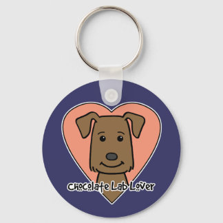 Schokolade Labrador Lover Schlüsselanhänger