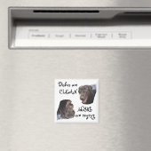 Schokolade Labrador Magnet (In Situ (Geschirrspüler))