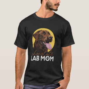 Schokolade Labrador Mama Brown Labrador Retriever T-Shirt