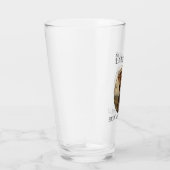 Schokolade Labrador Mama Glas (Rechts)