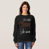 Schokolade Labrador Mama Labrador Mama Sweatshirt (Vorne ganz)