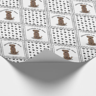 Schokolade Labrador Mama (Labrador Retriever Mama) Geschenkpapier
