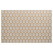 Schokolade Labrador Mama (Labrador Retriever Mama) Stoff (Yard (91,4 cm))