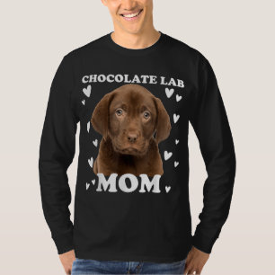 Schokolade Labrador Mama Mummy Mama Mama Mama Moth T-Shirt