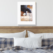 Schokolade Labrador mit Knochenaufnahme Leinwanddruck (Insitu (Schlafzimmer))