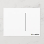 Schokolade Labrador mit Knochenaufnahme Postkarte (Rückseite)