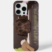 Schokolade Labrador mit Spielzeug Case-Mate iPhone Hülle (Rückseite)