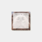 Schokolade-Labrador-Nase-Schließung Post-it Klebezettel (Vorderseite)