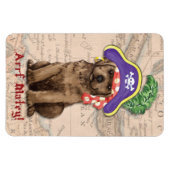 Schokolade Labrador Pirate Magnet (Horizontal)