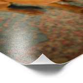 Schokolade Labrador Pit Mix Dog Fotodruck (Ecke)