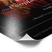 Schokolade Labrador Pit Mix Dog Movie Poster (Ecke)