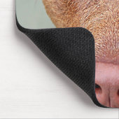 Schokolade Labrador Pit Mix Dog Portrait 2 Mousepad (Ecke)